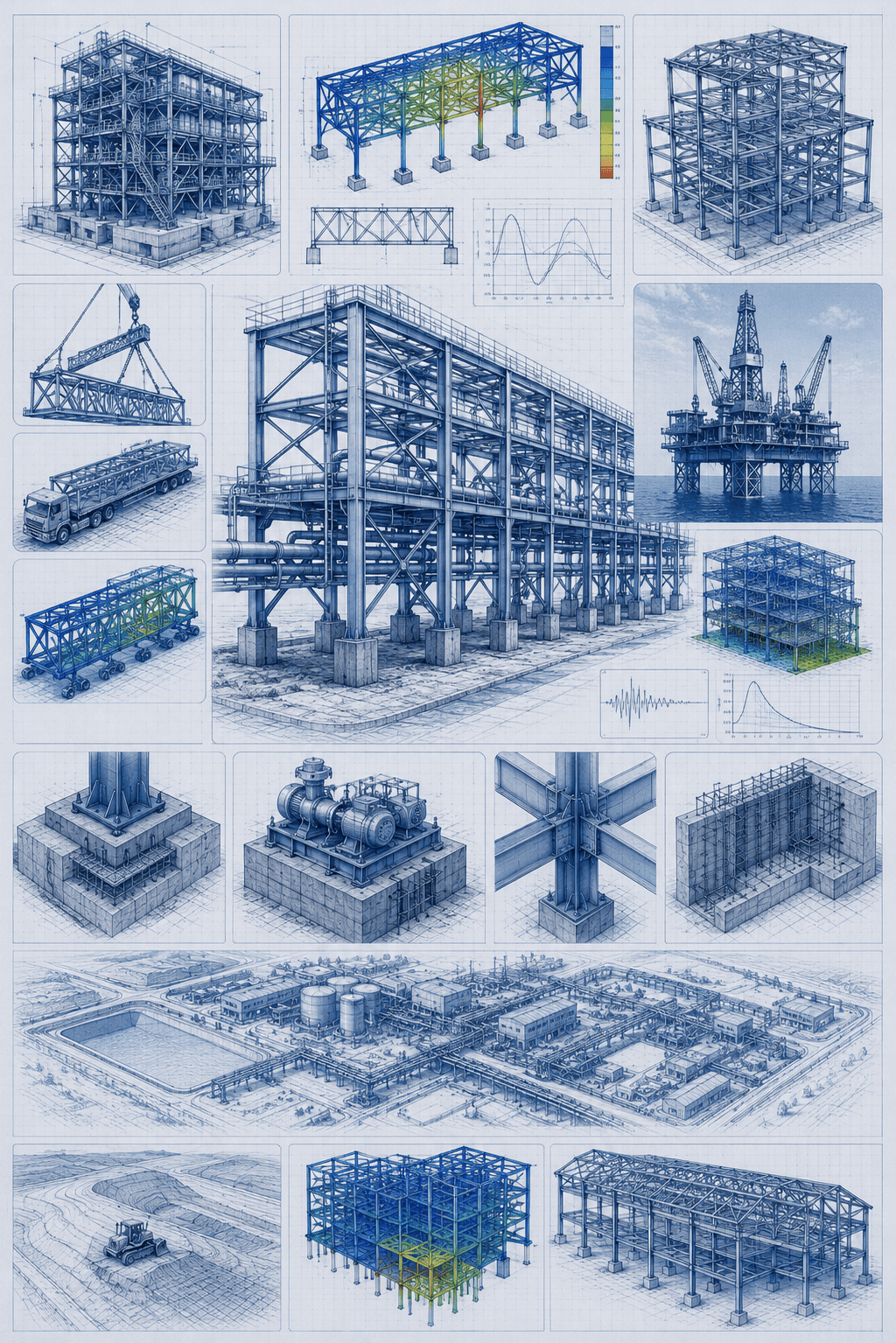 Civil and Structural Engineering Schematic