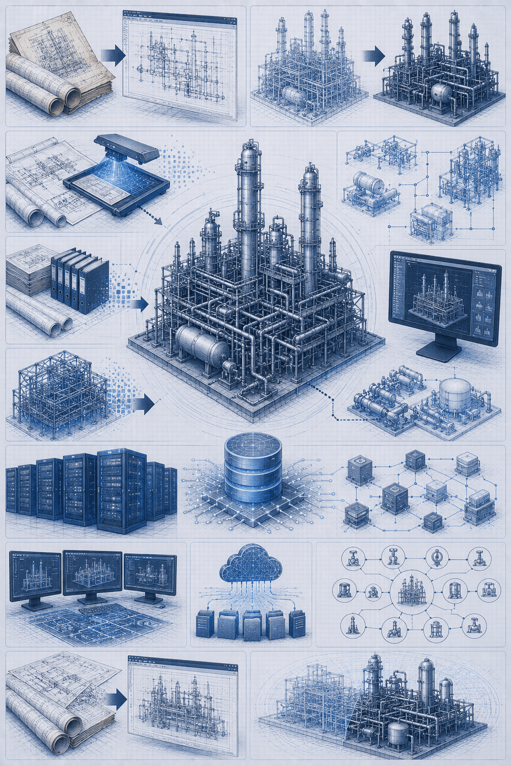 Digitalization & Data Migration Schematic