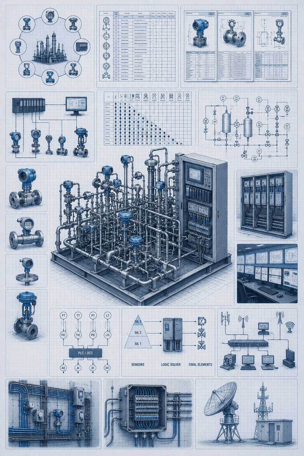 Instrumentation and Control Engineering Schematic