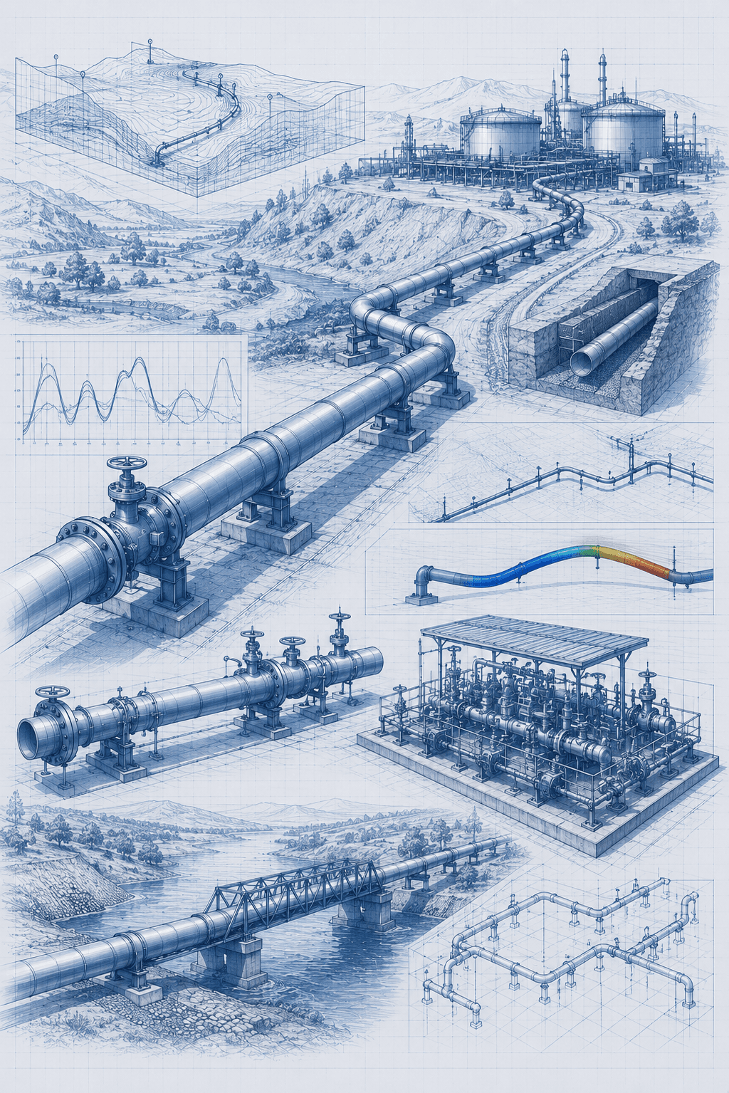 Pipeline Engineering Schematic