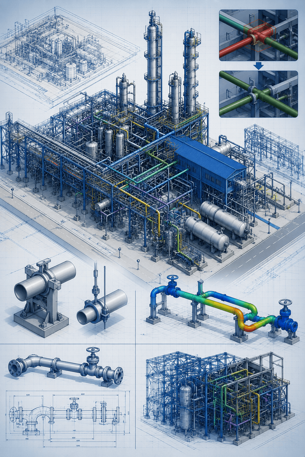 Plant Layout & Piping Engineering Schematic